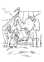 A coloring page of bassie and adriaan